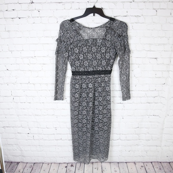 Topshop Lace Midi Dress - Picture 7 of 9